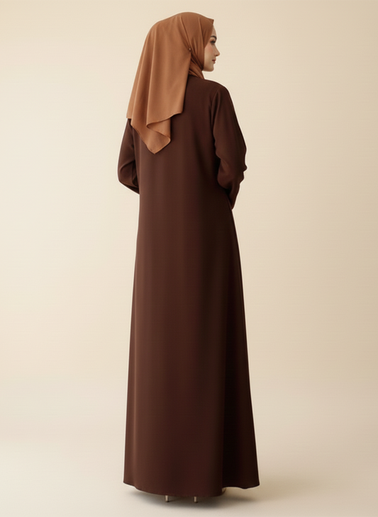 Georgette Classic Abaya & Inner