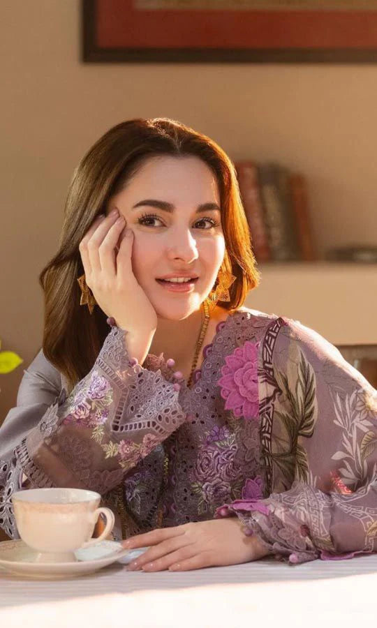 3 Pcs Women's Unstitched Embroidered Suit