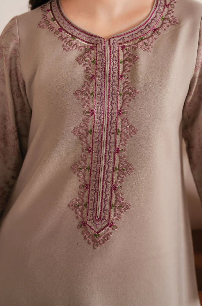 Premium 3 Pcs Dhanak Embroidered Suit | Luxury Winter Collection