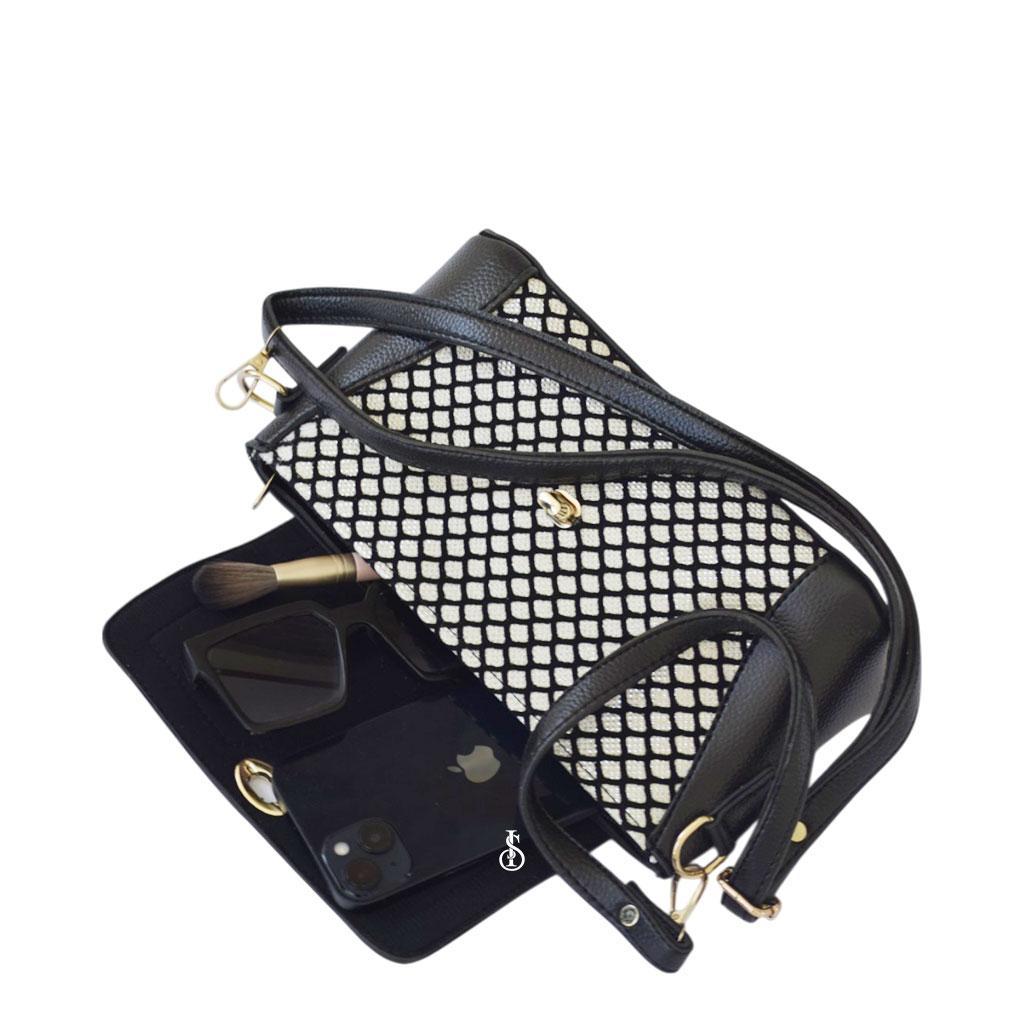 Textured PU Leather Shoulder Bag - Multiple Colors | Compact & Stylish