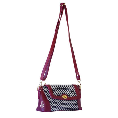 Textured PU Leather Shoulder Bag - Multiple Colors | Compact & Stylish