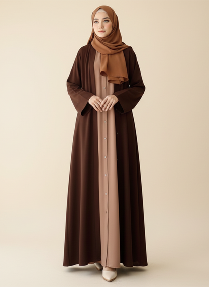 Georgette Classic Abaya & Inner