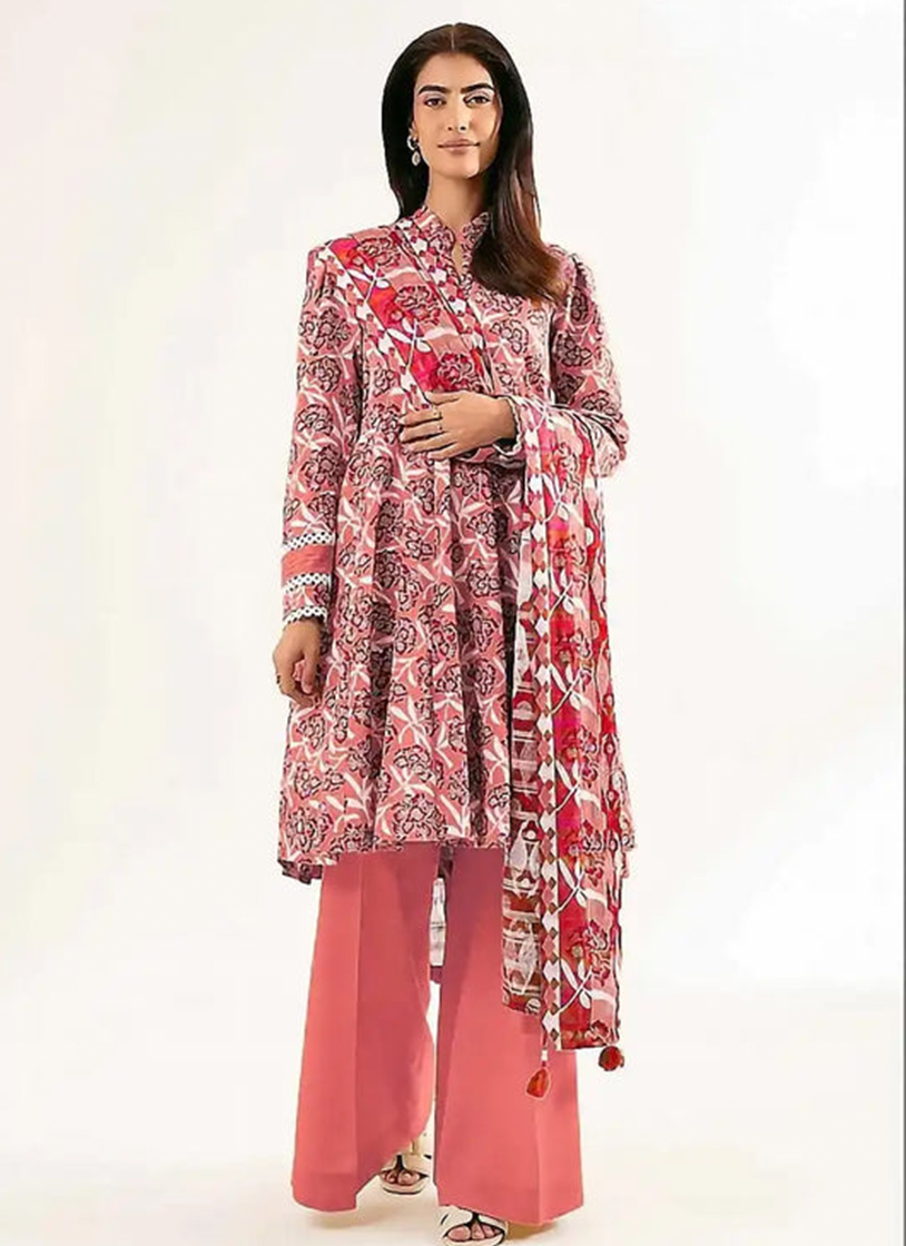 Pink Petal Floral Trio