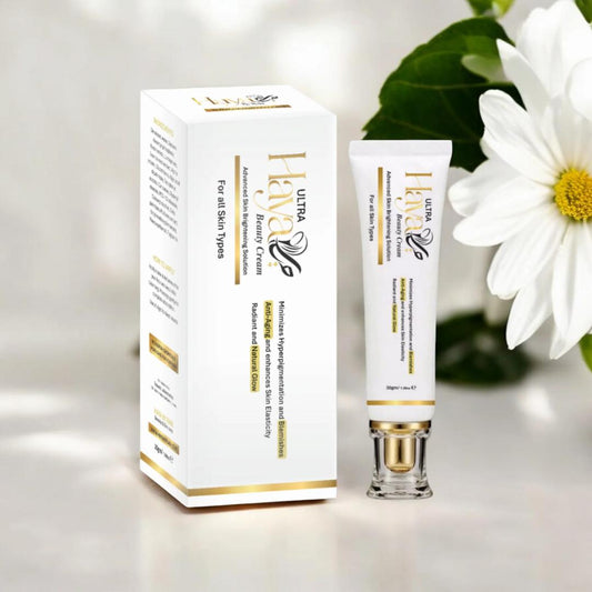 Kevve skincare product with packaging on a light background