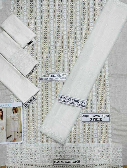 Fabric swatches with labels on a textured fabric background