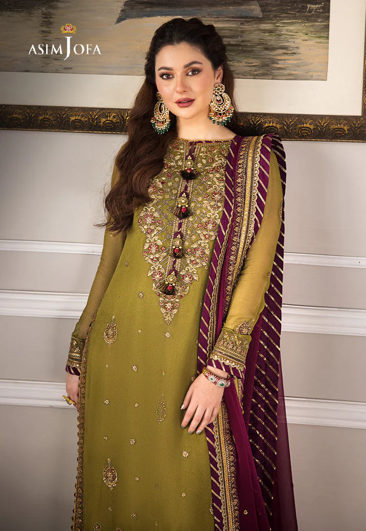3 Pcs Women's Unstitched Embroidered Suit